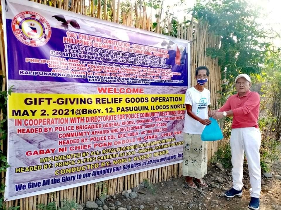 Gift Giving Relief Goods Operation. Brgy 12, Pasuquin, Ilocos Norte- Region I