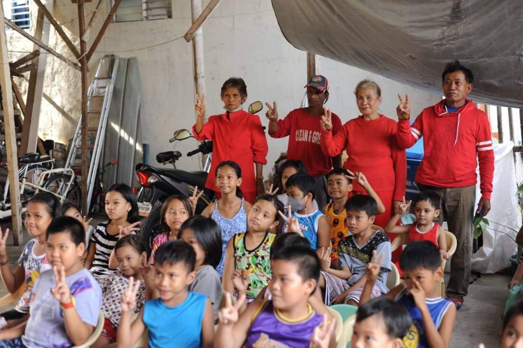 Feeding Program at Talabahan St. Barangay Baritan, Malabon, Metro Manila.