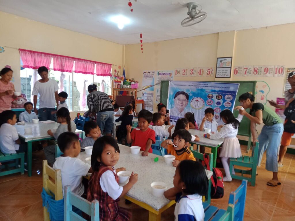 Feeding Program at Sinamar  Norte ,san Mateo ,isabela Province