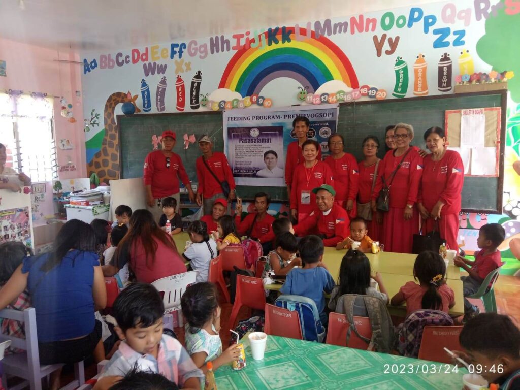 Feeding Program at Day Care Brgy. Hall Poblacion District 4, Pozorrubio, Pangasinan