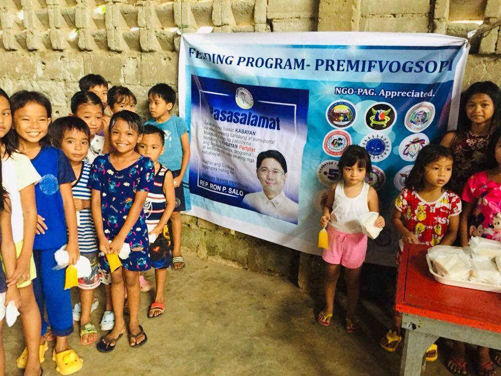 Feeding Program at Purok Malipayon, Barangay Bulatok, Pagadian city